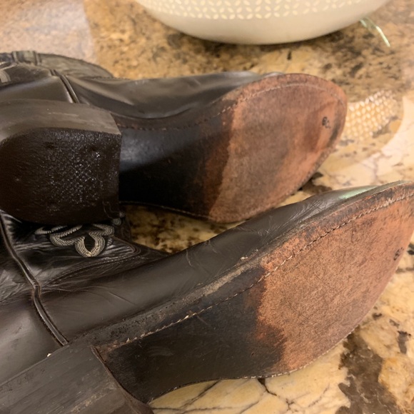 SOLD ❤️ Justin Leather London Calf Cowboy Boots - Picture 8 of 8